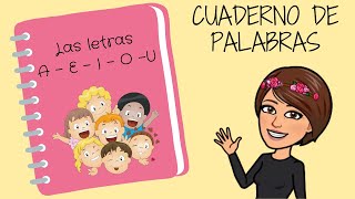 Cuaderno de palabras SEP Primer grado [upl. by Yerok]