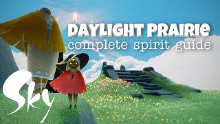 Sky Cotl  Daylight Prairie  All Spirits Complete Guide  Noob Mode [upl. by Cirded]