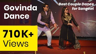 Govinda Mix Dance  Govinda Style Dance  Govinda Songs  Sangeet Dance  Couple Dance  Funny Dance [upl. by Froehlich]