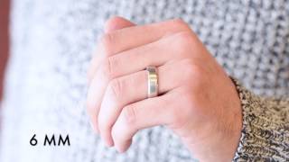 Mens Wedding Bands  Which Width Is Right For You [upl. by Gibe]