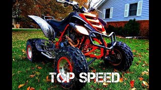 Yamaha Raptor 660 Top Speed [upl. by Anjela273]