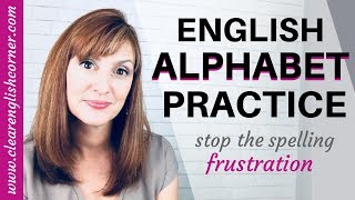 How to Say English Letters American English Alphabet Pronunciation [upl. by Thamos]