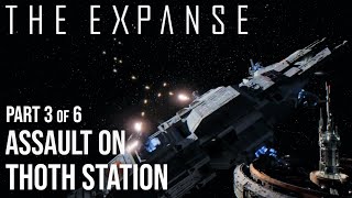 The Expanse  36 Thoth Station Assault  FULL Sequence  Contact with the Stealth Ship [upl. by Nivonod]