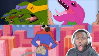 SCIENTIFICALLY ACCURATE NINJA TURTLES BARNEY amp SPIDERMAN Reaction ADHD [upl. by Aubine185]