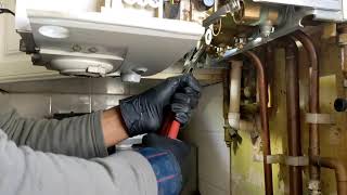 Worcester Bosch plate heat exchanger replacement  the easy way [upl. by Anahoj]