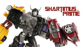 Transformers Menasor Combiner Wars Generations Stunticons Action Figure Review [upl. by Rosse]