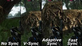 No Sync  VSync  Adaptive VSync  FastSync Comparison [upl. by Amiarom]