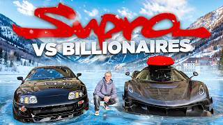 1000HP Supra terrorizing Billionaires Hypercarmeet in Switzerland [upl. by Ragucci]