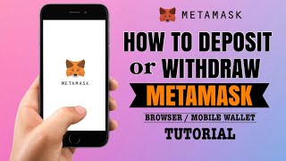 How to DEPOSIT or WITHDRAW on your Metamask Wallet  App Tutorial [upl. by Rebmak]