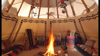 Nomadics Tipi Makers  The Essence of the Teepee Experience [upl. by Kotto891]