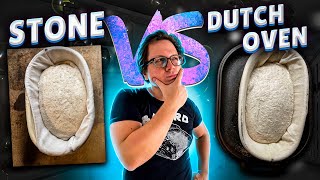 What bakes the BEST BREAD Stone vs Dutch Oven [upl. by Neelia]