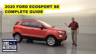 2020 FORD ECOSPORT SE COMPLETE GUIDE [upl. by Lesirg]