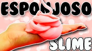 Tutorial Haz SLIME ESPONJOSO facil  Sin BORAX [upl. by Aniryt180]