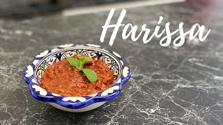 Easy Homemade Harissa  الهريسة [upl. by Aniz]