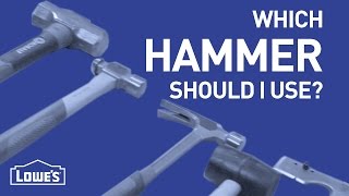 Which Hammer Should I Use  DIY Basics [upl. by Auguste]