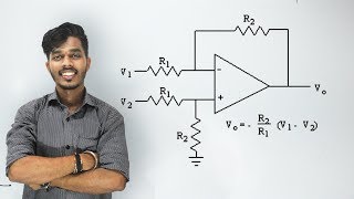 Difference amplifier Using Opamp  Subtractor   Hindi  Lec 7 [upl. by Nalra256]