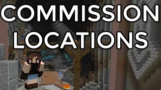 FIND COMMISSION LOCATIONS Ramparts Quarry Upper Mines Cliffside Veins etc Hypixel Skyblock [upl. by Neerehs]