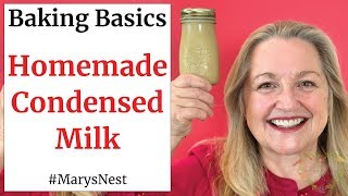 How To Make Condensed Milk  Homemade Condensed Milk  Baking Basics [upl. by Carce]