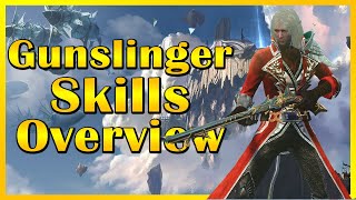 Gunslinger Skills Overview Archeage Unchained [upl. by Waddington]