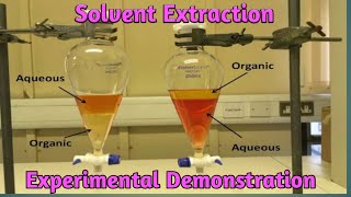 Solvent Extraction  Experimental Demonstration [upl. by Anawot]