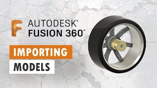 Importing ModelsSTEP files to Fusion 360 [upl. by Noved487]