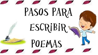 Pasos para escribir un poema  Educación Primaria [upl. by Luhar]