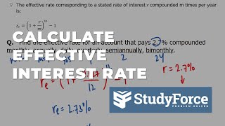 📚 How to calculate the effective interest rate [upl. by Ardnoed400]