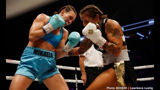 Mikaela Mayer VS Silvia Bortot  FULL FIGHT [upl. by Elocin559]