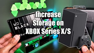 HOW TO Increase Xbox Series XS Storage using External Hard Disk [upl. by Moulden]