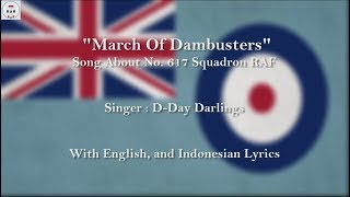 March Of Dambusters  With Lyrics [upl. by Danette322]