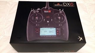 Spektrum DX6 6Channel DSMX Transmitter Unboxing and Review [upl. by Bruni]