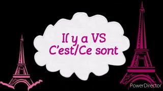 CÈ CI SONO in francese IL Y A e le differenze con CESTCE SONT  Lezione 16 [upl. by Oniliuqnart462]