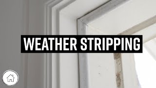 DIY How to install weather stripping  Exterior Door Installation [upl. by Jessalin76]