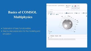 How To Use COMSOL Multiphysics  COMSOL Multiphysics tutorial1 [upl. by Nhguahs]