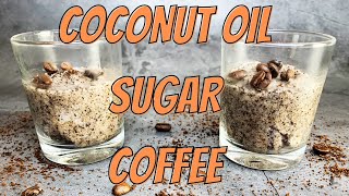 COFFEE WHIPPED Sugar Scrub Recipe [upl. by Ninehc783]