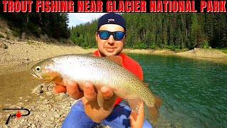 Trout Fishing Near Glacier National Park [upl. by Chloette]