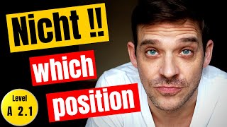 Position Of Nicht In German Sentences  What are the rules  Nicht explained  YourGermanTeacher [upl. by Libyc739]