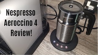 Nespresso Aeroccino 4 Milk Frother Review  Worth upgrading from the Aeroccino 3 [upl. by Gerger525]