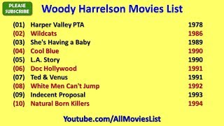 Woody Harrelson Movies List [upl. by Dawes]