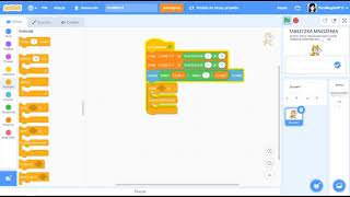 Tabliczka mnożenia gra w Scratch [upl. by Zelikow428]