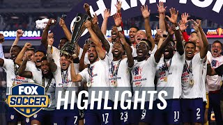 USMNT win dramatic Gold Cup final over Mexico in extra time 10  2021 Gold Cup [upl. by Teemus390]