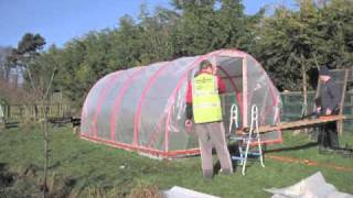 How to Build a Polytunnel Ireland  Stop Motion [upl. by Suivatra72]