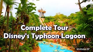 HD Full Tour of Disneys Typhoon Lagoon Water Park  Walt Disney World [upl. by Ayotahc]