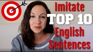 How to Pronounce TOP 10 English Sentences [upl. by Nerrat]