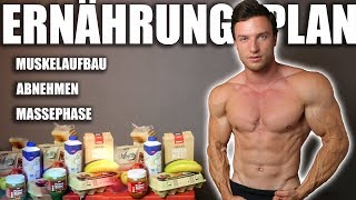 ERNÄHRUNG  So erreichst du deinen Traumkörper   Ernährungsplan und Supplements [upl. by Attenohs]