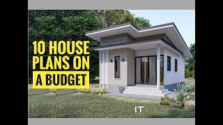 10 Modern House Plan You Can Build On A Budget [upl. by Nerin]