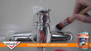 How to  Tegellak 2 Componenten  Alabastine [upl. by Ross]