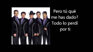 Los Tigres Del Norte  Golpes En El Corazon Letra Lyrics [upl. by Nava65]