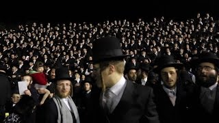 Thousands of Orthodox Jews celebrate Lag BaOmer festival [upl. by Leanahtan]