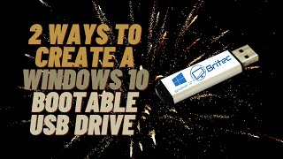 How to Create a Windows 10 Bootable USB Drive for FREE [upl. by Ott281]